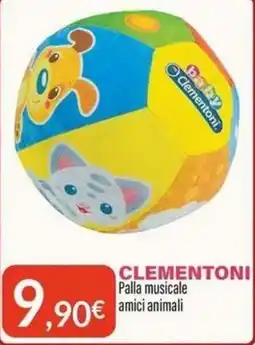 Sanitaria Demma Palla musicale amici animali Clementoni offerta