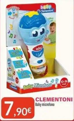 Sanitaria Demma Baby microfono Clementoni offerta