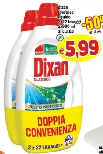 Dixan lavatrice liquido