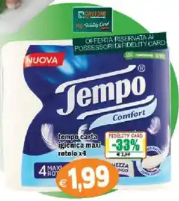 Il Castoro Supermercati Tempo carta igienica maxi offerta