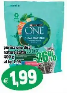 Il Castoro Supermercati purina one dual nature gatto offerta