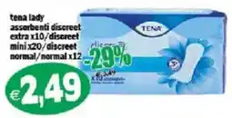 Il Castoro Supermercati tena lady assorbenti discreet offerta