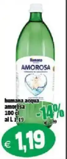 Il Castoro Supermercati Humana acqua amorosa offerta