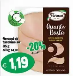 Il Castoro Supermercati Fiorucci Quanto Basta petto di tacchino offerta