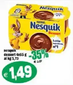 Il Castoro Supermercati Nesquik dessert offerta