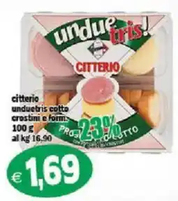 Il Castoro Supermercati Citterio unduetris colto crostini e form offerta