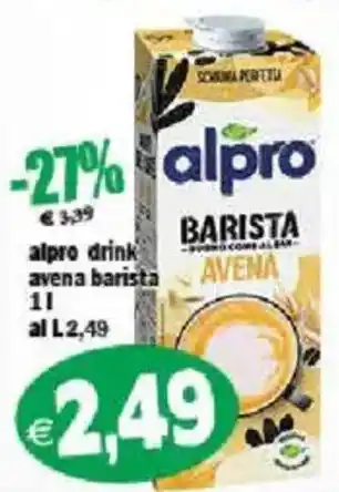 Alpro barista avena