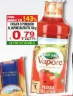 CTS Supermercati Passata di pomodoro al vapore Valfrutta offerta