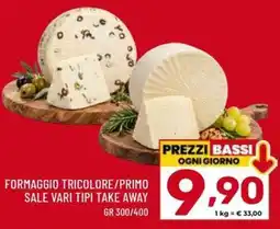 Il Centesimo Formaggio tricolore/primo sale vari tipi take away offerta