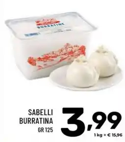 Il Centesimo Sabelli burratina offerta
