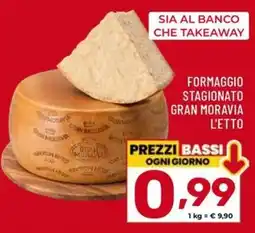 Il Centesimo Formaggio stagionato Gran Moravia offerta
