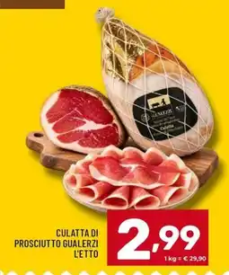 Il Centesimo Culatta di prosciutto Gualerzi offerta