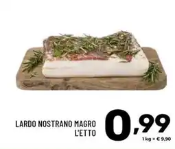 Il Centesimo Lardo nostrano magro offerta