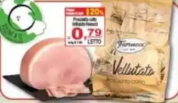 CTS Supermercati Prosciutto cotto Vellutato Fiorucci offerta