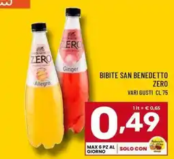 Il Centesimo Bibite San Benedetto Zero offerta