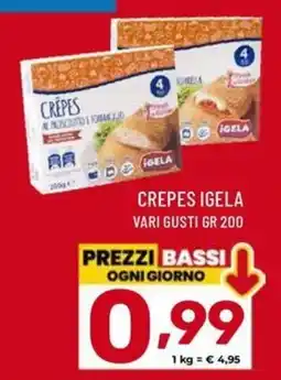 Il Centesimo Crepes Igela offerta
