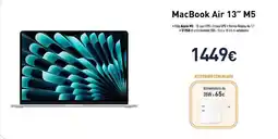 Unieuro MacBook Air 13" M5 offerta
