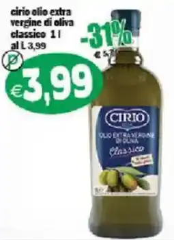 Il Castoro Supermercati Cirio olio extra vergine di oliva classico offerta