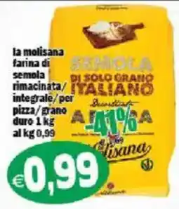 Il Castoro Supermercati Semola di solo grano italiano offerta