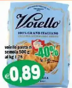 Il Castoro Supermercati Voiello pasta di semola offerta