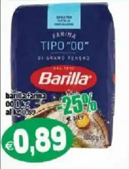 Il Castoro Supermercati Farina tipo 00 di grano tenero Barilla offerta