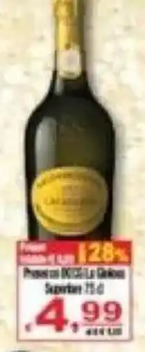CTS Supermercati Prosecco DOC Le Cantine Superiore 75 cl offerta