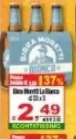 CTS Supermercati Birra Moretti La Bianca offerta