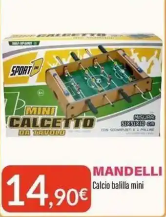 Mandelli Calcio balilla mini