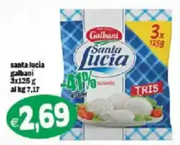 Il Castoro Supermercati Santa lucia Galbani offerta