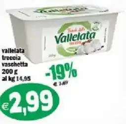 Il Castoro Supermercati Vallelata treccia vaschetta offerta