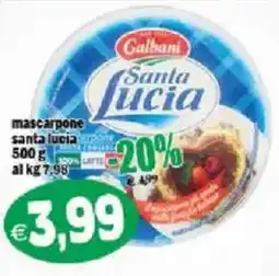 Il Castoro Supermercati Mascarpone Santa Lucia offerta
