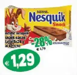 Il Castoro Supermercati Nestlé Nesquik Snack offerta