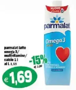Il Castoro Supermercati Parmalat latte omega 3/multivitamine/calcio offerta