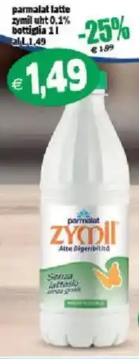 Il Castoro Supermercati Parmalat zymil latte UHT 0,1% offerta