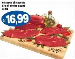 Il Castoro Supermercati bistecca di fracosta s/o di bovino adulto offerta
