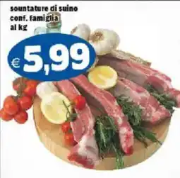 Il Castoro Supermercati sountature di suino offerta