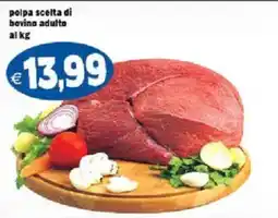 Il Castoro Supermercati Polpa scelta di bovino adulto offerta