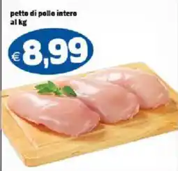 Il Castoro Supermercati petto di pollo intero offerta