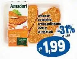 Il Castoro Supermercati Amadori cotoletta croccantissima offerta