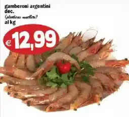 Il Castoro Supermercati gamberoni argentini dec. offerta