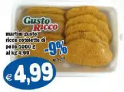Il Castoro Supermercati Gusto Ricco cotolette di pollo offerta