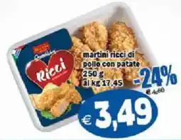 Il Castoro Supermercati martini ricci di pollo con patate offerta