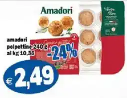 Il Castoro Supermercati Amadori polpette offerta
