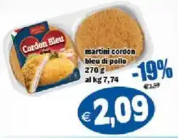 Il Castoro Supermercati martini cordon bleu di pollo offerta