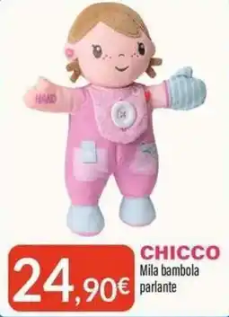 Sanitaria Demma Chicco Mila bambola parlante offerta