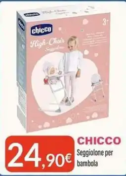 Sanitaria Demma Chicco Seggiolone per bambola offerta