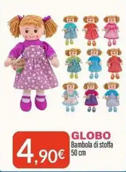 Sanitaria Demma GLOBO Bambola di stoffa offerta