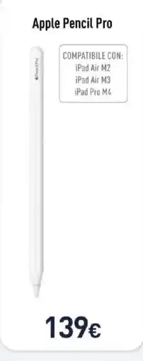 Unieuro Apple Pencil Pro offerta