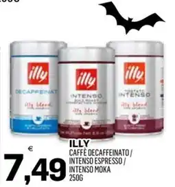 Al Discount Illy caffè decaffeinato / intenso espresso / intenso moka offerta