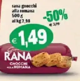 Il Castoro Supermercati Rana gnocchi alla romana offerta